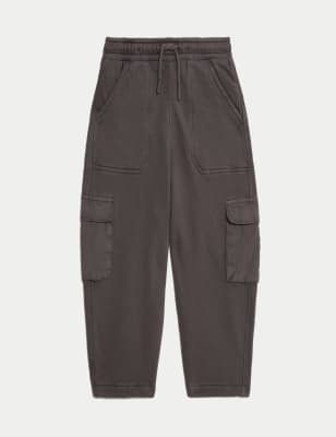 

M&S Collection Cargos aus reiner Baumwolle (1-8 J.) - Charcoal, Charcoal