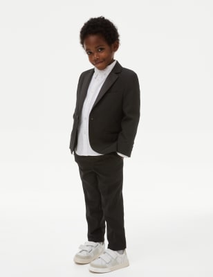 

Boys M&S Collection Tuxedo Suit Trousers (2-8 Yrs) - Black, Black