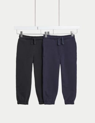 

Boys M&S Collection 2pk Cotton Rich Joggers (2-8 Yrs) - Multi, Multi