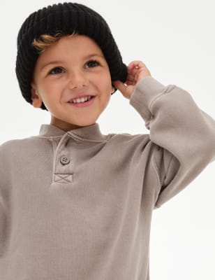 

Boys M&S Collection Cotton Rich Sweatshirt (2-8 Yrs) - Neutral, Neutral