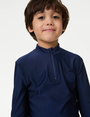 

M&S Collection Badeshirt mit halbem Reißverschluss (2-8 Jahre) - Navy, Navy