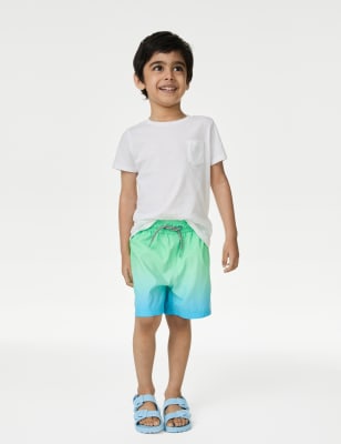 

Boys M&S Collection Ombre Swim Shorts (2-8 Yrs) - Blue Mix, Blue Mix