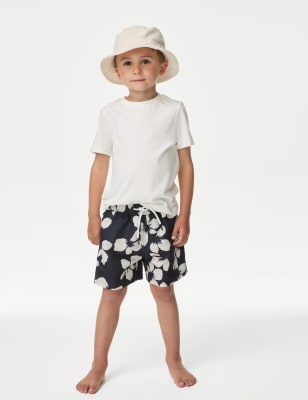

Boys M&S Collection Mini Me Floral Swim Shorts (2-8 Yrs) - Dark Navy, Dark Navy