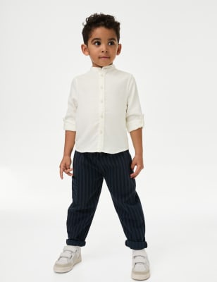 

Boys M&S Collection 2pc Pure Cotton Top & Bottom Outfit (2-8 Yrs) - White Mix, White Mix