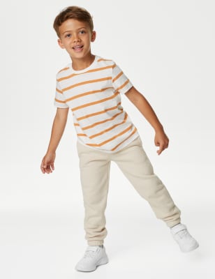 

Boys,Unisex,Girls M&S Collection Cotton Rich Joggers (2-8 Yrs) - Calico, Calico