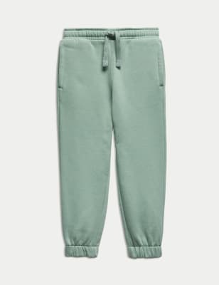 

Boys,Unisex,Girls M&S Collection Cotton Rich Joggers (2-8 Yrs) - Willow, Willow