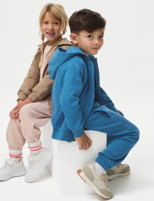 

M&S Collection Pantalón deportivo de algodón (2-8 años) - Teal, Teal