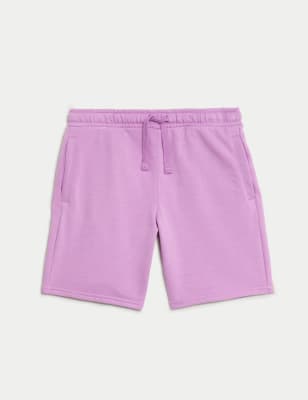 

M&S Collection Pantalón corto de algodón (2-8 años) - Purple, Purple