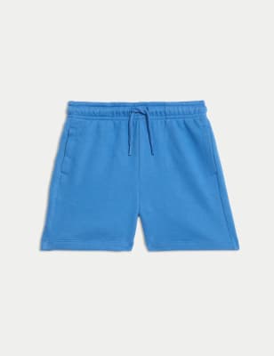 M&S Collection Boys Cotton Rich Shorts (2-8 Yrs) - 3-4 Y - Navy, Navy,Black,Light Green