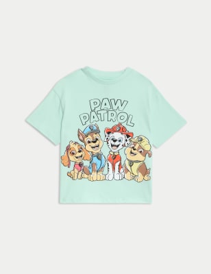 

M&S Collection Camiseta 100% algodón de la Patrulla canina (2-8 años) - Light Green, Light Green