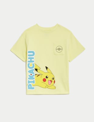 

Boys M&S Collection Pure Cotton Pokemon™ T-Shirt (2-8 Yrs) - Yellow, Yellow