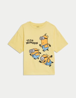 

Boys M&S Collection Pure Cotton Minions™ T-Shirt (2-8 Yrs) - Yellow, Yellow