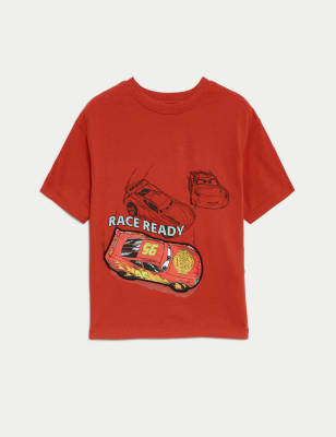 

M&S Collection Camiseta 100% algodón de Cars™ de Disney (2-8 años) - Red, Red