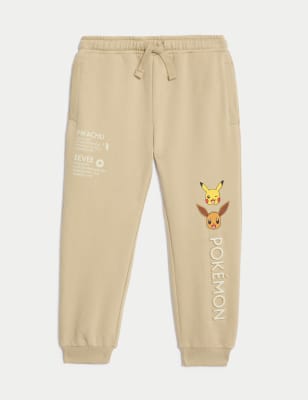 

Boys M&S Collection Cotton Rich Pokémon™ Joggers (2-8 Yrs) - Neutral, Neutral