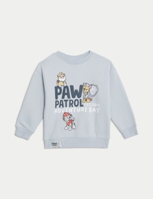 

Boys M&S Collection Cotton Rich Paw Patrol™ Sweatshirt (2-8 Yrs) - Blue, Blue