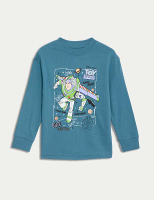 

Boys M&S Collection Pure Cotton Toy Story™ Top (2-8 Yrs) - Teal, Teal