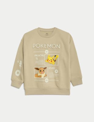 

M&S Collection Sudadera de algodón de Pokémon™ (2-8 años) - Neutral, Neutral