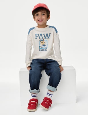 

Boys M&S Collection Pure Cotton PAW Patrol™ Top - Ecru, Ecru