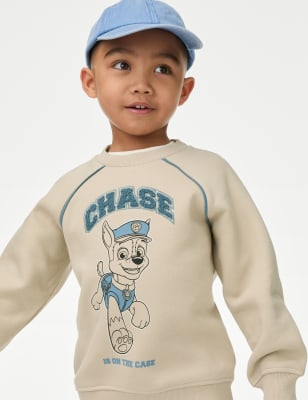 

Boys M&S Collection Cotton Rich Paw Patrol™ Sweatshirt (2-8 Yrs) - Neutral, Neutral