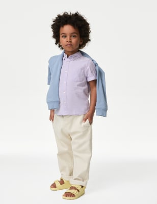 

Boys M&S Collection Pure Cotton Oxford Shirt (2-8 Yrs) - Lilac, Lilac