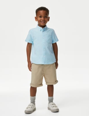 

Boys M&S Collection Pure Cotton Oxford Shirt (2-8 Yrs) - Aqua, Aqua