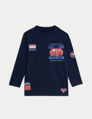 

M&S Collection Top 100% algodón de Cars™ (2-8 años) - Navy, Navy