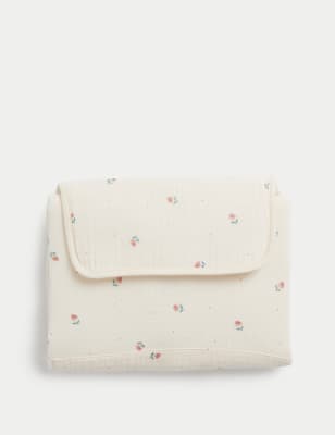 

Girls M&S Collection Printed Changing Mat - Blush Pink, Blush Pink