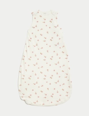 

M&S Collection Saco de dormir floral 100% algodón con resistencia térmica de 0,5 tog (0-3 años) - Ecru Mix, Ecru Mix