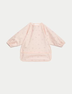 

Girls M&S Collection Floral Feeding Bib (6Mths-3 Yrs) - Light Pink Mix, Light Pink Mix