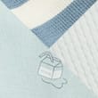 3 Pack Pure Cotton Patterned Bodysuits (7lbs - 3 Yrs), AQUA MARINE, swatch