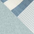 3 Pack Pure Cotton Milk & Striped Sleepsuits (7lbs-3 Yrs), AQUA MARINE, swatch