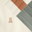 3 Pack Bear Wide Stripe Sleepsuits (7lbs-3 Yrs), MULTI, swatch