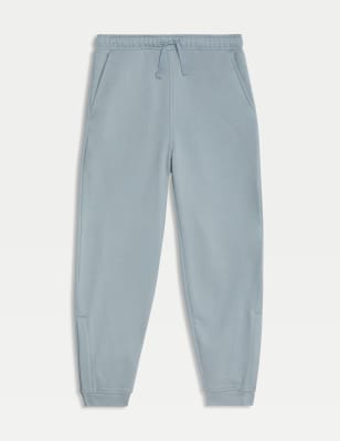 

M&S Collection Pantalón deportivo de algodón adaptable (2-16 años) - Steel Blue, Steel Blue