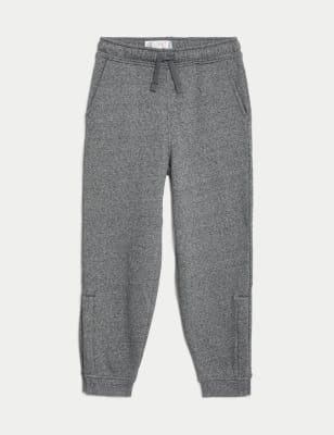 

Boys M&S Collection Adaptive Cotton Rich Joggers (2-16 Yrs) - Grey, Grey