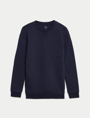 

Boys M&S Collection Adaptive Cotton Rich Sweatshirt (2-16 Yrs) - Light Steel Blue, Light Steel Blue