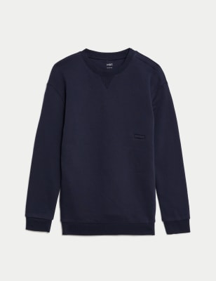 

Boys M&S Collection Adaptive Cotton Rich Sweatshirt (2-16 Yrs) - Navy, Navy