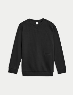 

Boys M&S Collection Adaptive Cotton Rich Sweatshirt (2-16 Yrs) - Black, Black