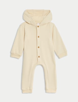 

M&S Collection Mono polar con capucha (7 lbs-1 año) - Cream Mix, Cream Mix