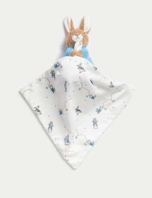 

M&S Collection Peter Rabbit™ Schmusetuch - Blau Melange, Blau Melange