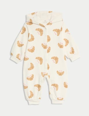 

Unisex,Boys,Girls M&S Collection Cotton Rich Croissant All in One (0-3 Yrs) - Ecru Mix, Ecru Mix