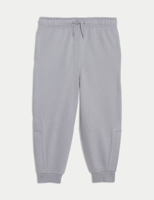 

Boys M&S Collection Adaptive Cotton Rich Brushback Joggers (2-16 Yrs), Light Slate