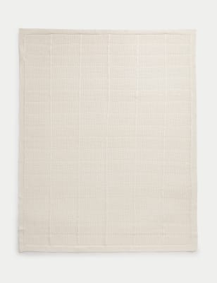 

M&S Collection Schal aus reiner Baumwolle - Ecru, Ecru