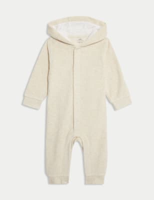 

Unisex,Boys,Girls M&S Collection Pure Cotton Towelling All in One (0-12 Mths) - Latte, Latte