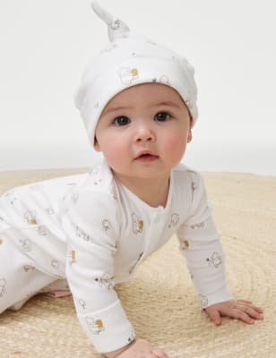 

Unisex,Boys,Girls M&S Collection 4pc Pure Cotton Outfit (7lbs-1 Yrs) - White Mix, White Mix