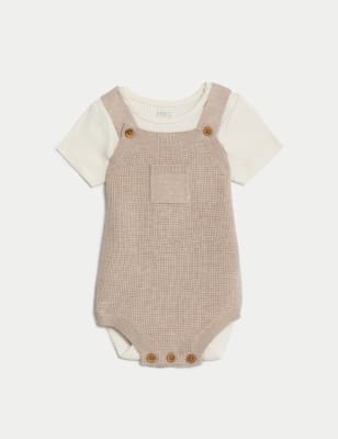 

M&S Collection 2-teiliges Strick-Outfit (3,2 kg-1 Jahr) - Sandstone, Sandstone