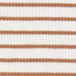Cotton Rich Striped Bodysuit, MOCHA MIX, swatch