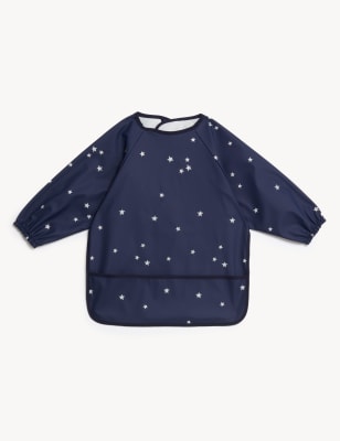 

Unisex,Boys,Girls M&S Collection Stars Feeding Bib (6 Mths-3 Yrs) - Navy, Navy