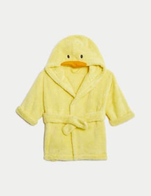 

Unisex,Boys,Girls M&S Collection Pure Cotton Towelling Hooded Robe (0-3 Yrs) - Yellow Mix, Yellow Mix