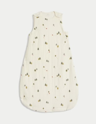 

Unisex,Boys,Girls M&S Collection Cotton Rich 2.5 Tog Festive Sleeping Bag (0-3 Yrs) - Cream Mix, Cream Mix