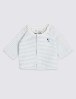 

Boys M&S Collection Adaptive Premature Jersey Jacket - Blue Mix, Blue Mix